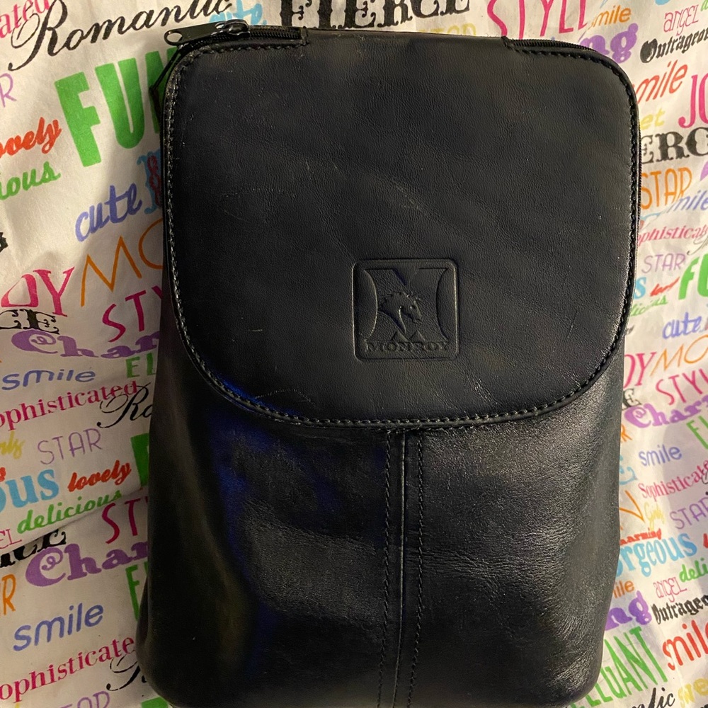 Monroy leather backpack